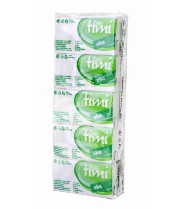 hygienické kapesníčky - 3 vrstvé, balené