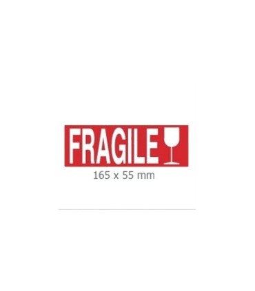 Etikety samolepicí FRAGILE, 55 x 163 mm