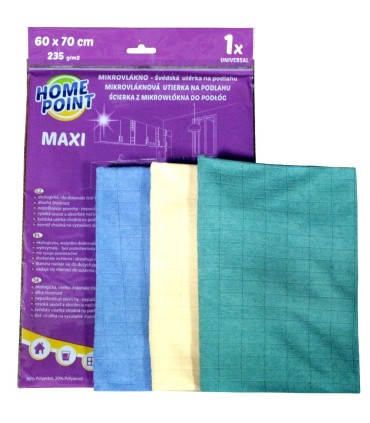 Mikrovlákno MAXI švédská utěrka 60 x 70 cm, 235 g modré