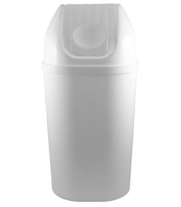 Koš DinDon BÍLÁ odpadkový hranatý s víkem