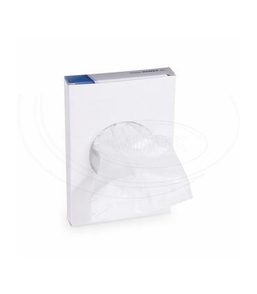 Hygienický sáček bílý (HDPE) 8+6 x 25 cm, 30 ks