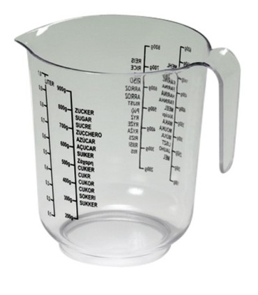 Odměrka, 14x11,5 cm, 1 l, plast