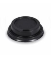 Víčko vypouklé černé pro papírové kelímky Ø 62 mm [50 ks]