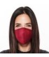 Nano Rouška z nanovláken NnF PA6 s Ag+  - Červená bordó - Antivirová a antibakteriální