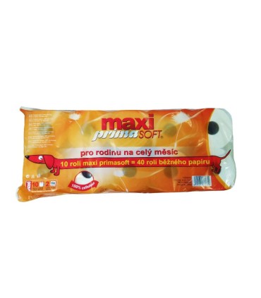 Toaletní papír 2 vr. primaSOFT Maxi 10 ks - jezevčík