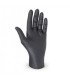 Rukavice latexová černá, nepudrovaná (velikost M) [100 ks]