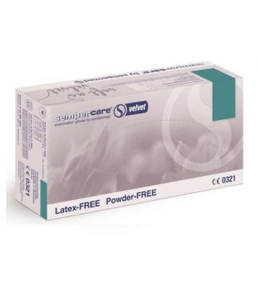 Rukavice Sempercare Velvet, nitrilové bez pudru 200 ks