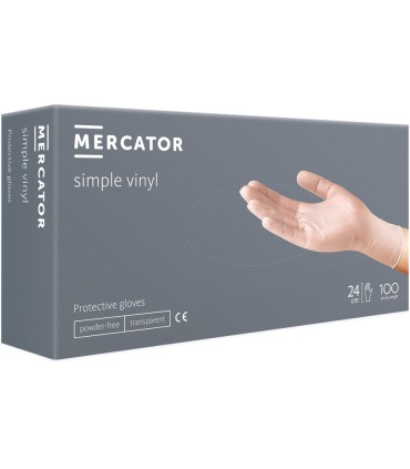 MERCATOR® simple vinyl (PF) nepudr., 100ks