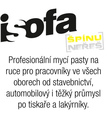 ISOFA HARD Profi tekutá pasta na ruce