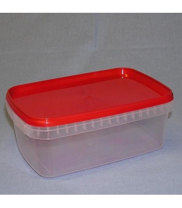 Dóza obdélníková s víčkem 2 000ml