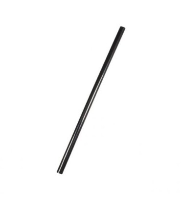 Slámka (brčko)  černá - 20 cm, Ø 8 mm [500 ks]