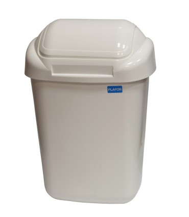 Koš STANDARD výklopný bílý, 15 L