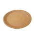 EKO papírový talíř kulatý, hnědý  Ø 23 cm [100 ks]