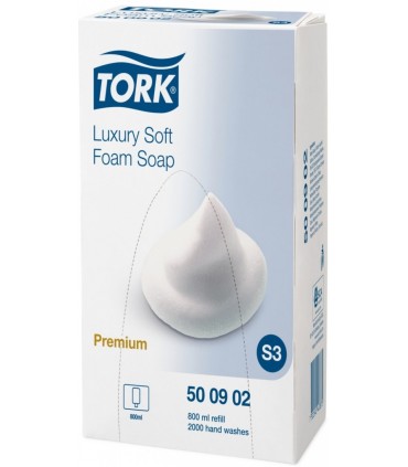 TORK luxusní pěnové mýdlo jemné 800 ml, S3