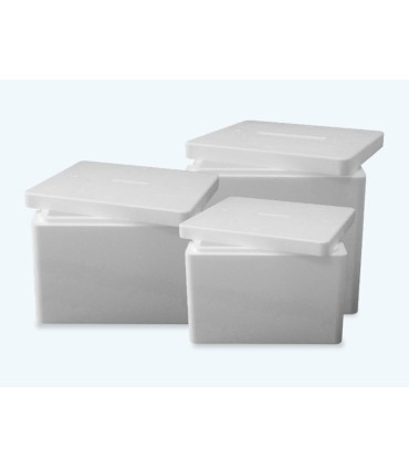 Termobox s víkem, polyst. 7L,  20x16x20cm