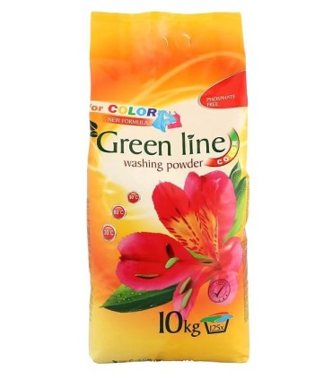 Green line color, 10 kg, univerzální prací prášek