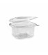 Miska hranatá průhledná s víčkem 500 ml (rPET) [50 ks]