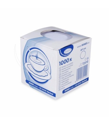 72410 Rozetka do podšálku (PAP) bílá Ø9cm [1000 ks]