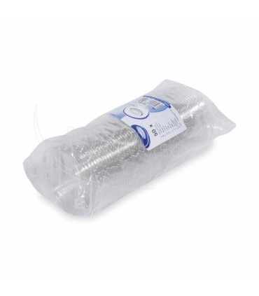 Víčko (rPET) průhledné rovné Ø95mm [50 ks]