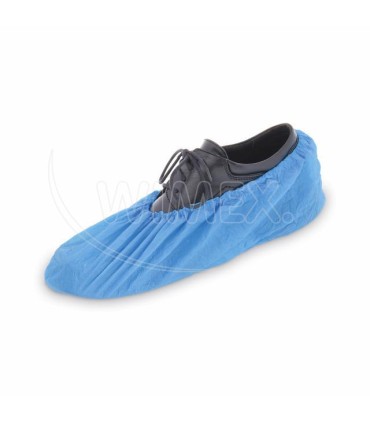 68160 Návlek na obuv (CPE) jednorázový modrý [100 ks]