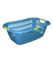 Koš prádelní, zelený plast  38L