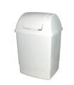 Koš KLIP odpadkový hranatý s víkem bílý 26 L