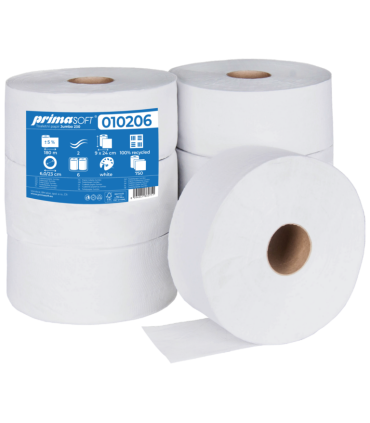 Toaletní papír Jumbo primaSOFT 230, 180 m, 2 vr.