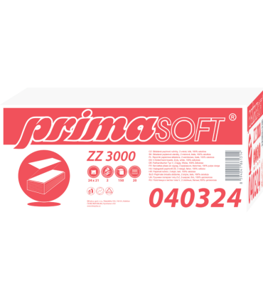 Skládané papírové ručníky ZZ primaSOFT, 2vr.
