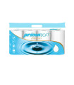 Toaletní papír Primasoft Exclusive 8, 8ks, 2vr., cel., bílý